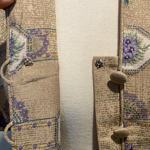 ADRIANA PAPELL VINTAJE 100%SILK BLOUSE SIZE 10P - Picture 2 of 6